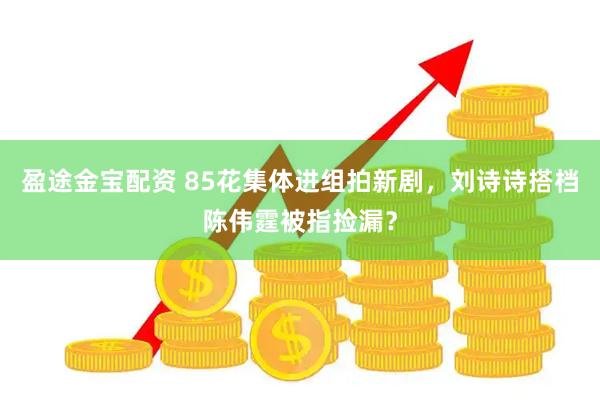 盈途金宝配资 85花集体进组拍新剧，刘诗诗搭档陈伟霆被指捡漏？
